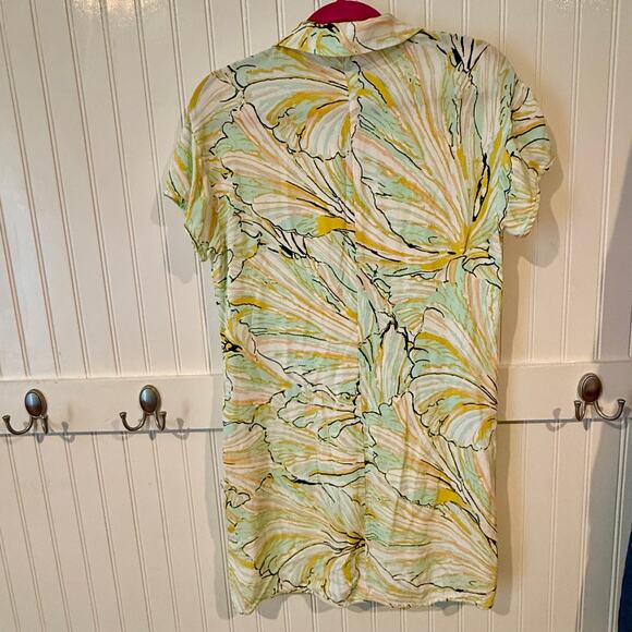 Vintage Diane von Furstenberg Pastel Swirl Dress Size S - Picture 3 of 8